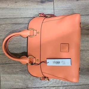 NWT Dooney and Bourke Florentine Cameron Satchel in Salmon